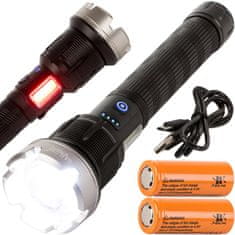 Bailong 08320 Svítilna LED CREE XHP90, COB, IPX-5, 1000 m