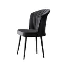 Hanah Home Sada židlí (4 kusy) Rubi - Black, Černá