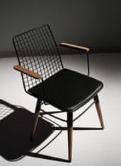 Hanah Home Sada židlí (2 kusy) Trend 270 V2, Černá, Ořech