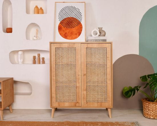 Hanah Home Odkládací stolek Hazeran Sideboard, Dub