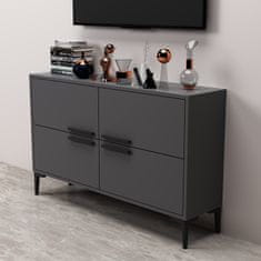 Hanah Home TV stolek Ctn - Anthracite, Antracitová