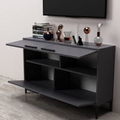 Hanah Home TV stolek Ctn - Anthracite, Antracitová