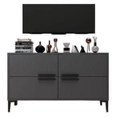 Hanah Home TV stolek Ctn - Anthracite, Antracitová