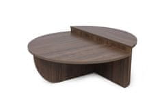 Hanah Home Konferenční stolek Podium - Walnut, Ořech