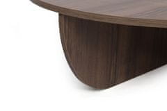 Hanah Home Konferenční stolek Podium - Walnut, Ořech