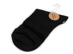 Kraftika 1pár černá bavlněné ponožky unisex, ponožky