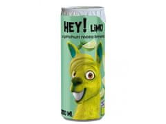 HEY! HEY! LIMO - sycený nápoj s příchutí máta limeta 250ml