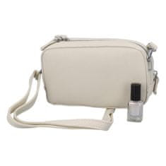 BELLA BELLY Prostorná koženková crossbody Danny, béžová