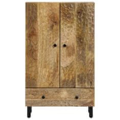 shumee Skříň highboard 60 x 33 x 100 cm masivní mangovníkové dřevo