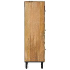 shumee Skříň highboard 40 x 33 x 110 cm masivní mangovníkové dřevo