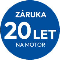 Prodloužená záruka na 20 let na invertorový motor