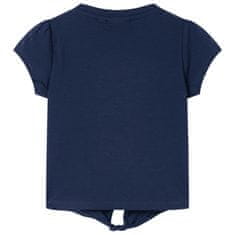 Vidaxl Dětské tričko námořnicky modré 92