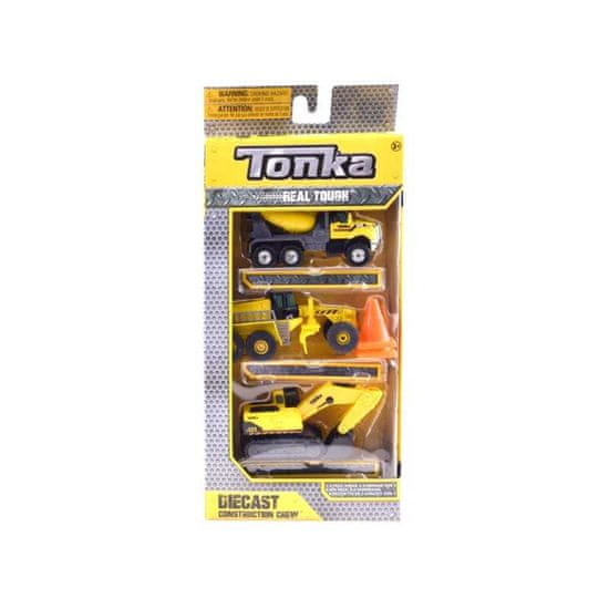 BB-Shop Stavební stroje Tonka Cars sada 3 ks ZA3617