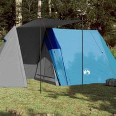 Vidaxl Kempingový stan pro 3 osoby modrý 465 x 220 x 170 cm taft 185T