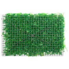 Vidaxl Umělý plot s listy kapradiny 24 ks zelený 40 x 60 cm