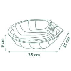 Smoby Pískoviště s příslušenstvím zelené, 35X35X9Cm - Smoby