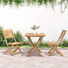 Greatstore Skládací zahradní židle 2 ks 48,5 x 61,5 x 87 cm masivní akácie