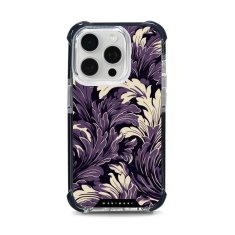 Mobiwear Ultimátní odolný kryt MagSafe Elite Bumper - Apple iPhone 15 Pro - DA46D Fialové rostliny