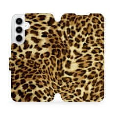 Mobiwear Knížkové flip pouzdro - Samsung Galaxy A35 5G - VA33P Leopardí vzor