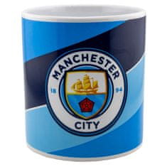 FotbalFans Hrnek Manchester City FC, jumbo, modrý, 600 ml