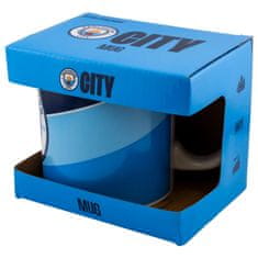 FotbalFans Hrnek Manchester City FC, jumbo, modrý, 600 ml