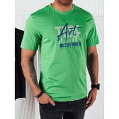 Dstreet Pánské tričko s potiskem MORA zelené rx5393 M