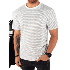 Dstreet Pánské tričko s potiskem LERA bílé rx5399 M