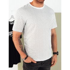 Dstreet Pánské tričko s potiskem LERA bílé rx5399 M
