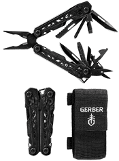Gerber G1779 Truss Multi Tool multifunkční nástroj - kleště, ocel, černá, 17 nástrojů, pouzdro