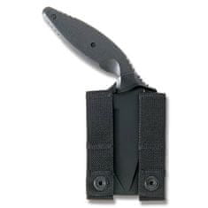 KA-BAR® KB-1481 TDI ORIGINAL-FULL SERRATION taktický nůž 5,7 cm, celočerná, Zytel, pouzdro