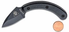 KA-BAR® KB-1494 TDI LADYFINGER taktický nůž 4,8 cm, celočerná, Zytel, pouzdro