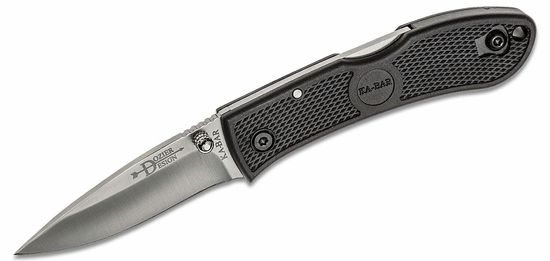 KA-BAR®  KB-4072 DOZIER MINI BLACK kapesní nůž 5,7 cm, černá, Zytel