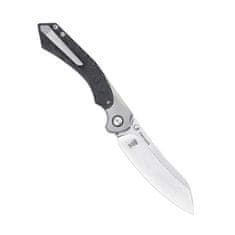 Kizer Ki4626A1 Clairvoyant kapesní nůž 9,5 cm, Stonewash, černá, uhlíkové vlákno, titan