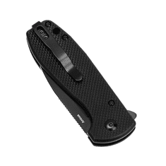 Kizer L3002A1 Amicus kapesní nůž 7,6 cm, celočerná, G10