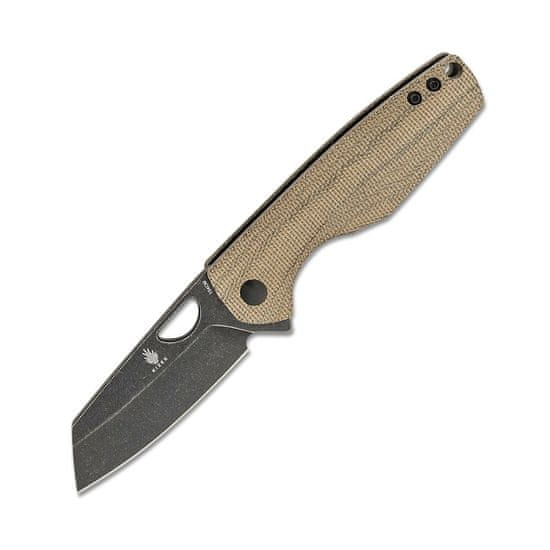 Kizer V3628C2 Sparrow Green kapesní nůž 7,6 cm, Black Stonewash, zelená, Micarta