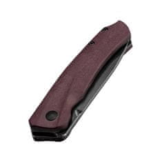 Kizer V3629A1 Agressor Red kapesní nůž 7,6 cm, Black Stonewash, červená, Richlite (kompozit)