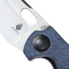 Kizer V4488C3 C01C Sheepdog Richlite kapesní nůž 8,4 cm, modrá, Richlite (kompozit)