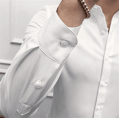 VIVVA® Nemačkavá Pánská Košile, Pánské košile, Bílá košile a Černá košile | BRILLSHIRT Bílá XXL