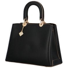 DIANA & CO Luxusní dámská kabelka do ruky Rollins, černá