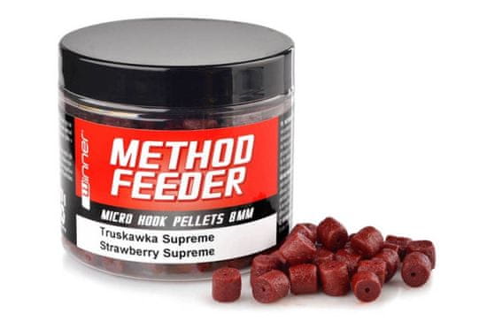 Tandem Baits Method Feeder Hook Pellets 8mm 120g Strawberry Supreme