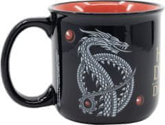 CurePink Keramický hrnek House Of Dragon|Rod draka: Dragon Eye (objem 410 ml)
