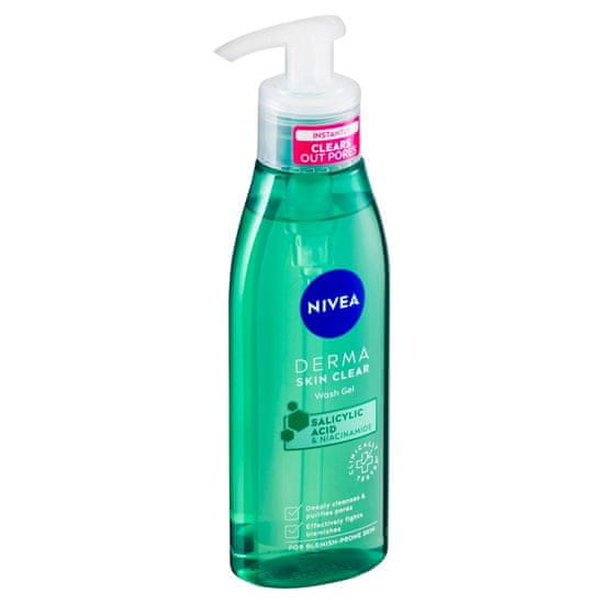 Nivea Derma Skin Clear Čistící pleťový gel 150 ml