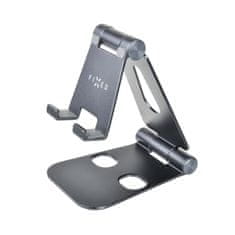 FIXED Hliníkový stojánek FIXED Frame Phone na stůl pro mobilní telefony, space gray
