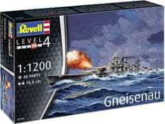 Revell Gneisenau, Plastic ModelKit loď 05181, 1/1200