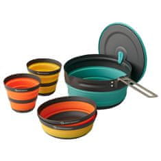 Sea to Summit sada nádobí Frontier UL Collapsible Pot Cook Set w/ 2.2L Pot - [2P] 5ks