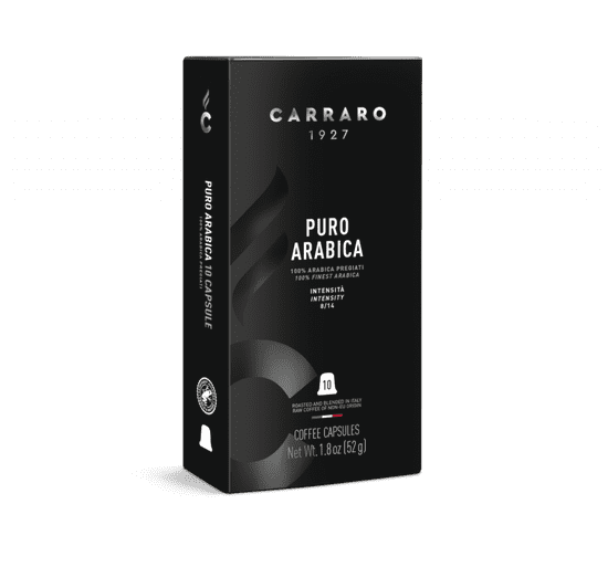 Carraro Puro ARABICA, 10 ks kapsle