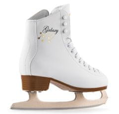 SFR Galaxy Children's Ice Skates - White - UK:4J EU:37 US:M5L6