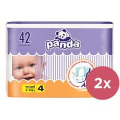 Panda 2x BELLA Pleny jednorázové 4 Maxi (8-18 kg) 42 ks