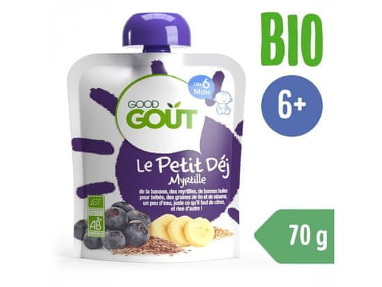 Good Gout BIO Borůvková snídaně 70 g