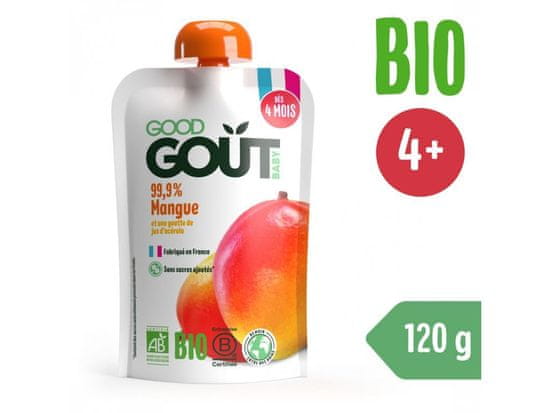 Good Gout BIO Kapsička ovocná Mango 120 g, 4m+